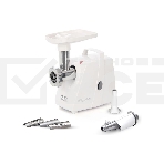 Мясорубка электрическая Аксион М34.04 белый, 1500 Вт, 1.7 кг/мин, защита от перегрузки, насадки - 6, фото 1