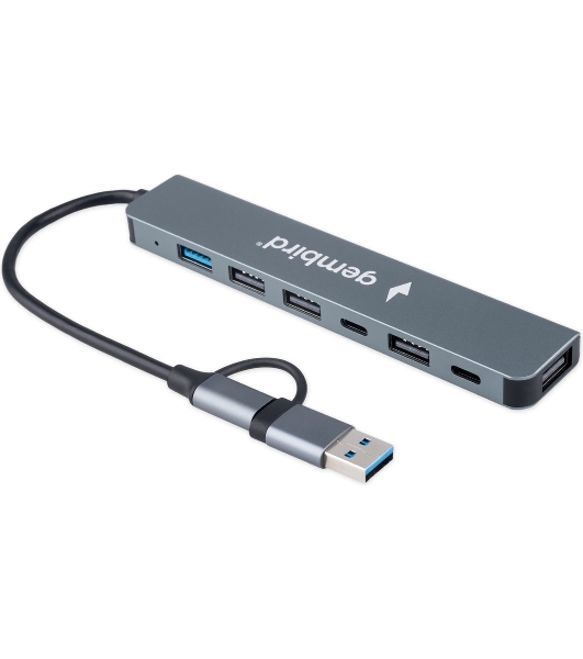 USB-концентратор Gembird UHB-C445, USB/USB Type С, USB 3.0, 4хUSB 2.0, USB Type-C, USB