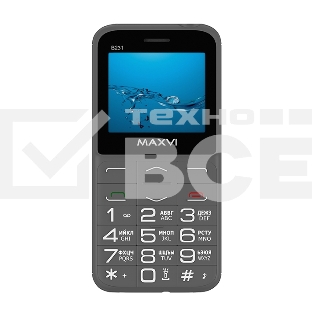 Мобильный телефон Maxvi B231 серый