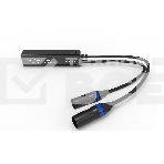 Конвертер Dante Infobit [iTrans DX-R-22] Аналоговый Аудио Декодер (Rx) с PoE: 1xRJ45(Dante); 2хXLR(M) (2 канала OUT). 44.1, 48, 96 kHz (24 bit). ПО Dante Controller. 125мм[Ш] x 33мм[Г] x 28мм[В], фото2