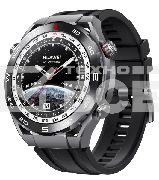 Смарт-часы Huawei Watch Ultimate CLB-B19 черный/черный
