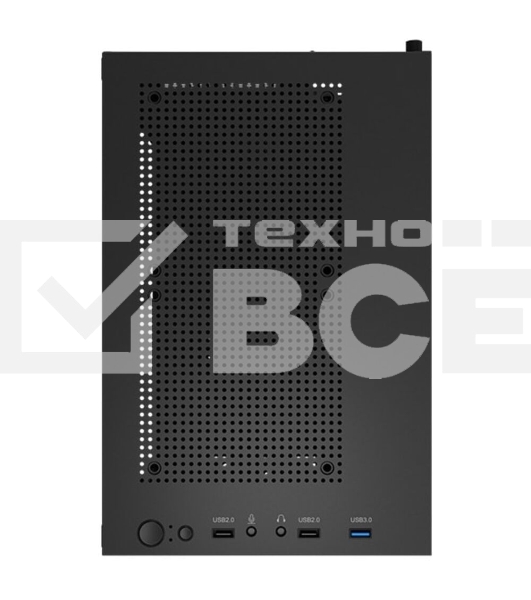 Компьютерный корпус Aerocool / Formula CS-111-G-BK-v1 (mATX, 0.5мм, стекло, USB 3.0 x1, USB 2.0 x2, 1x 12cm Black Fan)