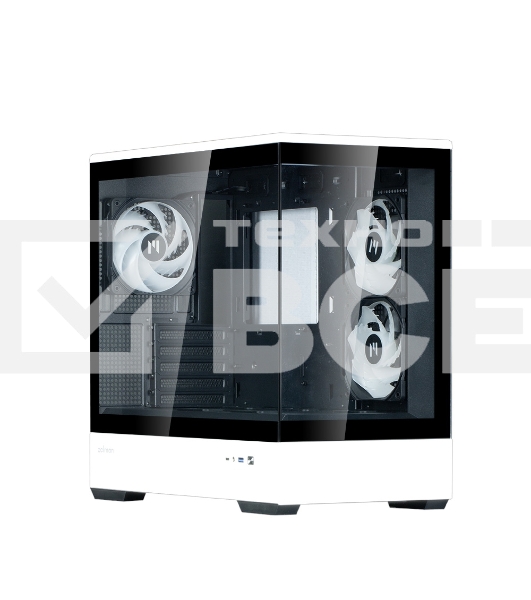 Компьютерный корпус ZALMAN P30 BW, MATX, BLACK/WHITE, WINDOW, 2x3.5