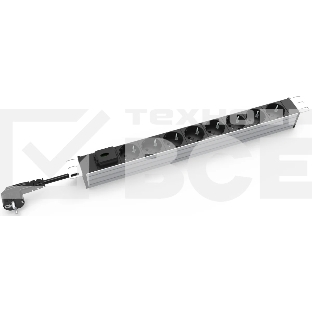 Блок распределения питания RakTek RTSM1608S01 гор.размещ. 8xSchuko Schuko 2м
