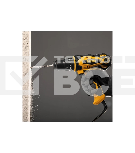 Дрель-шуруповерт Denzel ISD-300-13, Сетевая, 330Вт, Ударная
