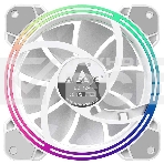 Вентилятор для корпуса Alseye Halo 4.0-W kit (3шт.) белый, 120 мм, 1300 об/мин, 24.8 дБ, 4 pin, фото4