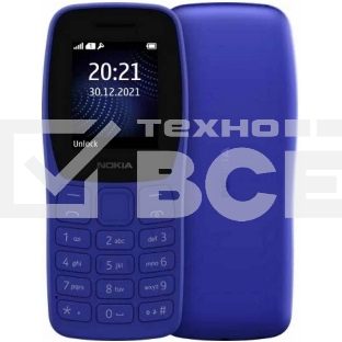 Мобильный телефон NOKIA 105 TA-1423 SS EAC2+ синий