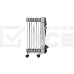 Масляный обогреватель Neoclima NC 9307 белый/черный, 1500 Вт, 15 м2, термостат 28742, фото2