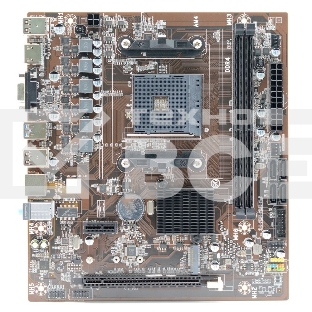 Материнская плата AFOX B450D4-MA-V4, AM4, AMD B450, 2xDDR4, 4xSATA, 1xM.2, 1xPCIe 3.0 x16, 2xPCIe x1, 1xHDMI, 1xVGA, 1x 1Gb LAN, 2xUSB-A 2.0, 4xUSB-A 3.0, 3x3.5 мм, 5.1, microATX