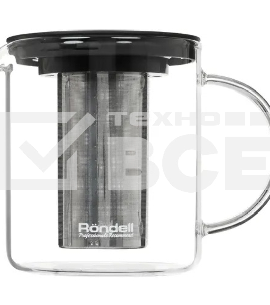 Заварочный чайник Rondell Klar RDS-1233, 1л