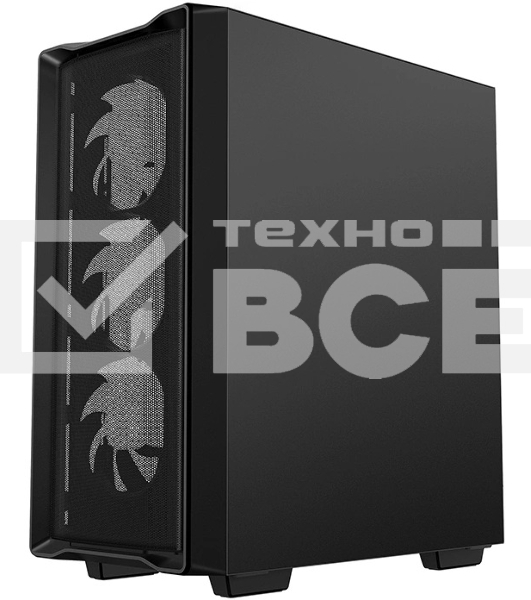 Компьютерный корпус Deepcool CC560 MESH V2 черный без БП ATX 8x120mm 5x140mm 1xUSB2.0 audio bott PSU