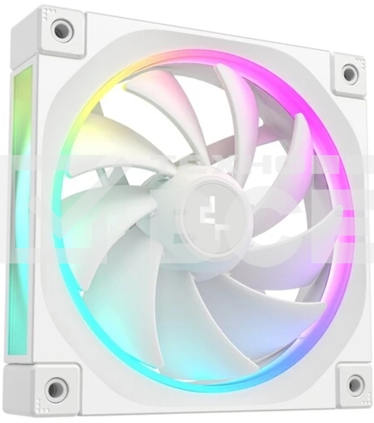 Вентилятор для корпуса DEEPCOOL FL12 WH белый, 120 мм, 2150 об/мин, 32 дБ, 4 pin