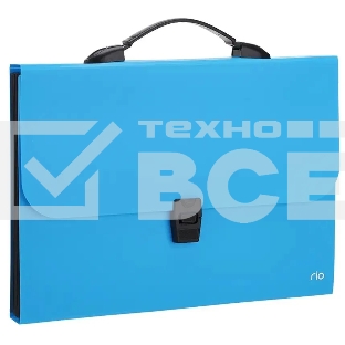 Папка-портфель Deli Rio EB40202 7 отделений, A4 полипропилен 0.6мм, ассорти