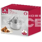 Кастрюля Rondell Point RDS-1311 2.8 л. d=20 см, с крышкой, нержавеющая сталь 18/10, фото3