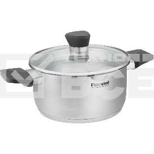 Кастрюля Rondell Strike Grey Ultra RDS-1949 4.8 л. d=24 см (с крышкой) сталь