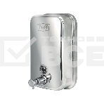 Дозатор PUFF 1402.091 для жидкого мыла из нержавеющей стали -8615 1000ml, фото2