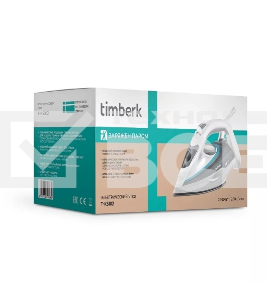 Утюг Timberk T-KSI02 (белый)