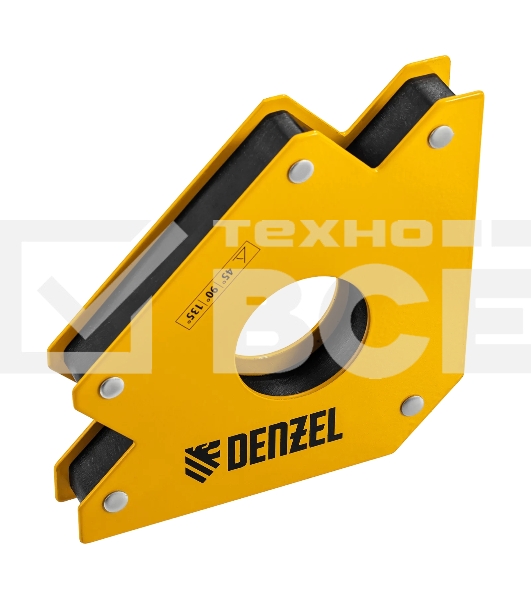 Фиксатор магнитный Denzel для сварочных работ усилие 75 LB