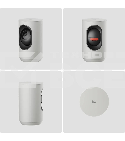 Камера видеонаблюдения умная IP-камера Яндекс, 2K QHD, WiFi, Поворотная, работает с Алисой