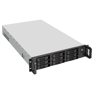 Серверная платформа ExeGate Pro 2U650-HS09 (RM 19', высота 2U, глубина 650, Redundant БП 2x1200W, 9xHotSwap, 2*USB)