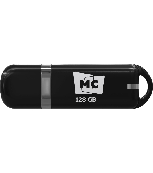Флешка USB MORE CHOICE МФБ128 Black (4620202558787), 128GB, USB 2.0, R/W 15/8, черный