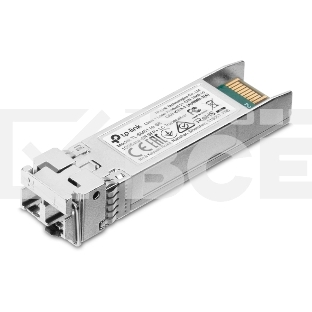 Трансивер TP-Link 10G SFP+ Module,  LC connector, 50/125um or 62.5/125um Multi-mode, 850nm wavelength, distance up to 300m.