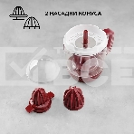 Соковыжималка цитрусовая Scarlett SC-JE50C08 25Вт рез.сок.:1200мл. красный/белый, фото10