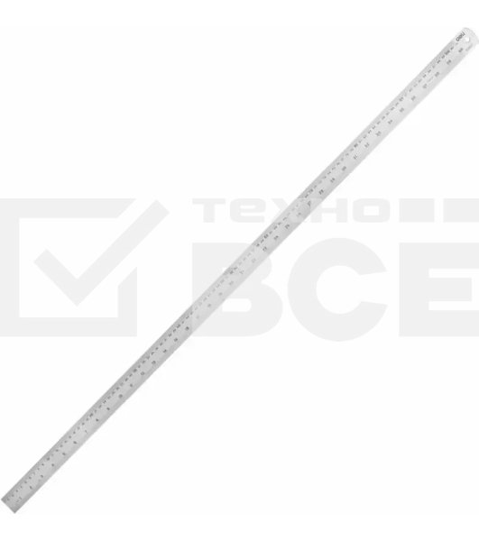 Линейка стальная Deli DL8100Y 1000мм Нержавеющая сталь