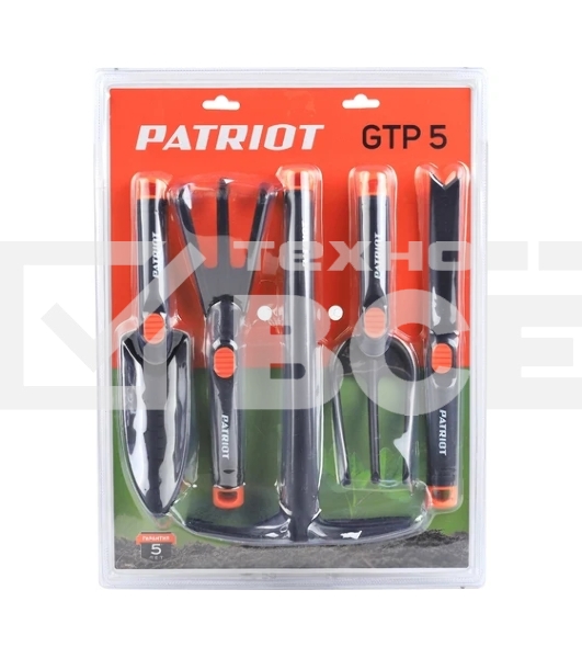 Набор садовых инструментов GTP5 5 предметов нейлон PATRIOT 777001506