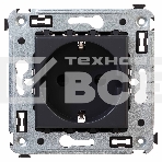Розетка DKC Avanti 4412003 2P+E со шторками, 