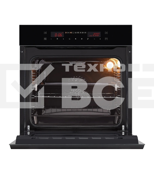 Электрический духовой шкаф HIBERG VM 6192 B, встраиваемый