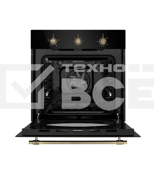 Шкаф духовой газоэлектрический Maunfeld EOGC604RBG.MT Slim
