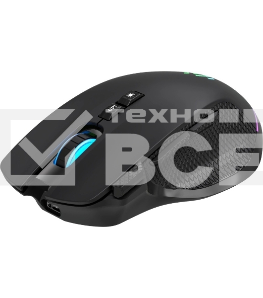 Мышь беспроводная/проводная Defender Immortal GM-421 черный, 10000 dpi, радиоканал, Bluetooth, USB, кнопки - 9