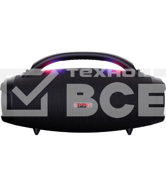 Колонка портативная Ural Урал ТТ М6+ КАРАОКЕ черный/черный 110W 1.1 BT/3.5Jack/USB-C 10м 8000mAh (ФР-00003975)