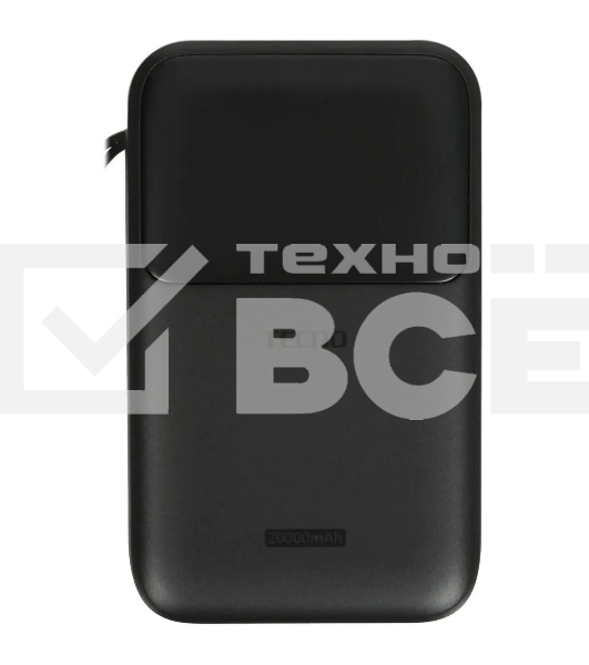 Портативный аккумулятор Tecno Pocket S201 20000mAh 2.4A 2xUSB-A/USB-C черный