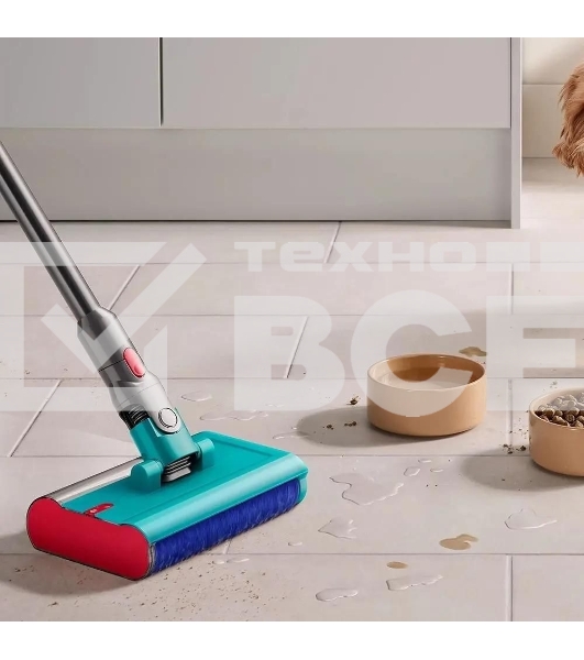 Пылесос вертикальный Dyson V15s Detect Submarine (448798-01) серый, питание от аккумулятора, 240 Вт, уборка влажная/сухая, пылесборник 0,76 л, работа от АКБ max 60 мин.