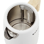 Чайник электрический Kitfort КТ-6794 1.7л. 2200Вт белый/дерево корпус: нерж.сталь/пластик, фото5