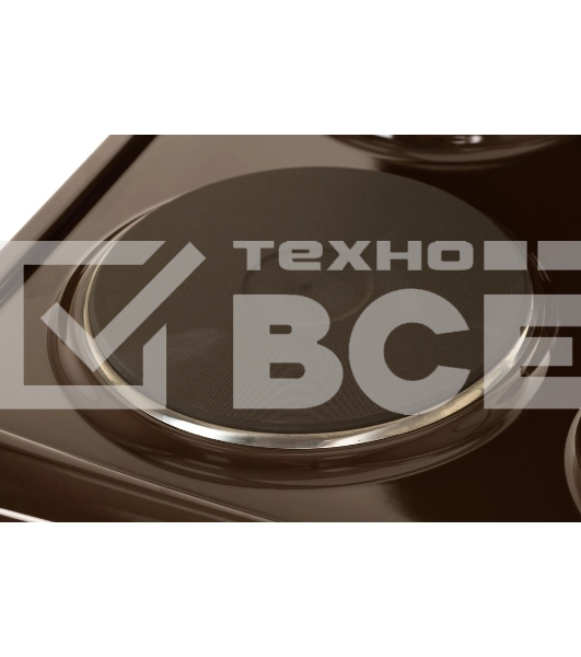 Плита электрическая Hansa FCEB53000 коричневый, конфорок 4 шт, духовка 69 л, 50 см x 85 см x 60 см