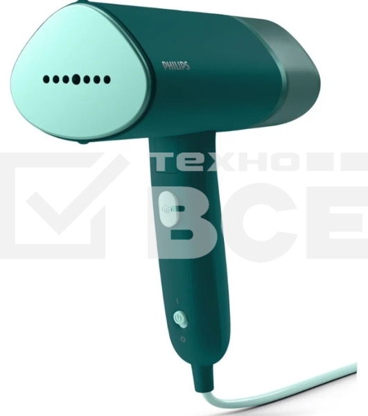 Отпариватель Philips STH3020/70 темно-зеленый, 1000 Вт, 20 г/мин, 120 мл