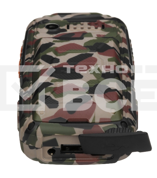 Мобильный телефон BQ 2430 Tank Power серебро/камуфляж