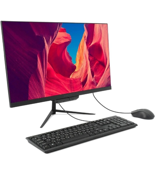 Моноблок Digma Pro Base 23.8' Full HD i3 12100 (3.3) 16Gb SSD512Gb UHDG 730 Windows 11 Pro GbitEth WiFi BT 90W клавиатура мышь Cam черный 1920x1080