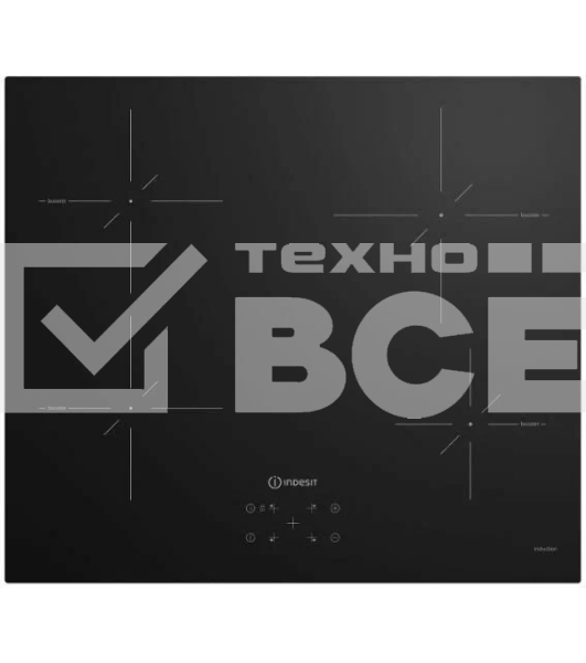 Индукционная варочная поверхность Indesit IS 41Q60 NE, независимая, черный