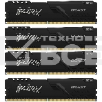 Оперативная память Kingston Fury Beast, DDR4, 128GB (4x32 GB), 3600 MHz, CL18, DIMM, с радиатором, чёрный, фото3