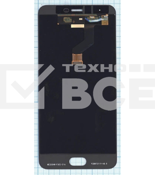 Дисплей для Meizu M3X, белый