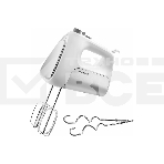 Миксер BRAYER BR1303, 500  Вт, корп.из нерж.стали, 5 режимов, 2 крюка, 2 венчика, фото 1