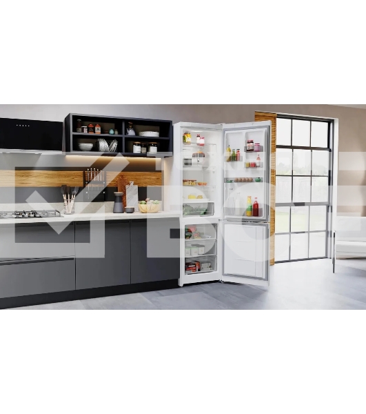 Холодильник Hotpoint HT 5200 W белый двухкамерный 247/78л морозилка снизу, No Frost