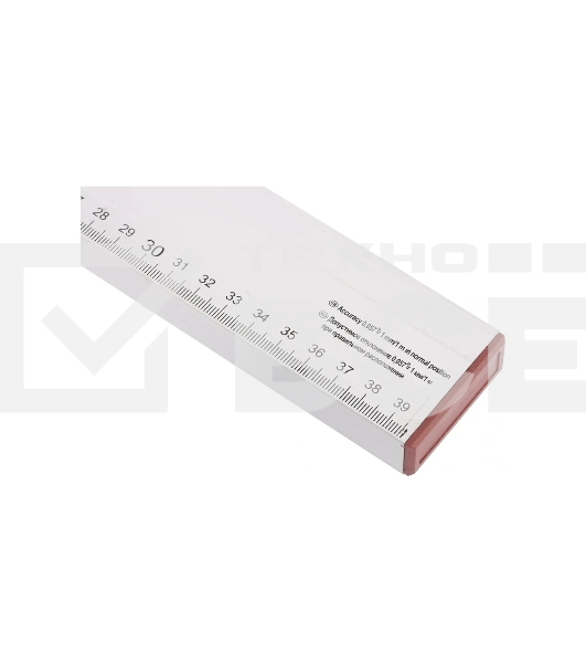 Уровень алюминиевый Sparta 400 мм, 2 глазка, линейка