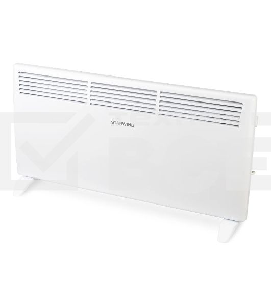 Конвектор Starwind SHV1020 белый 2000 Вт, 25 м2, термостат
