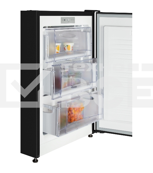 Морозильная камера Nordfrost DF 256 BAP, черный, 100л, 3 ящика