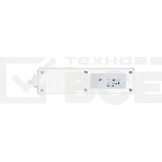 Сетевой удлинитель IEK У03К, выкл. 3 места, 2 Р + P Е / 5 метров, 3х1мм2, 16А/250, белый, фото2